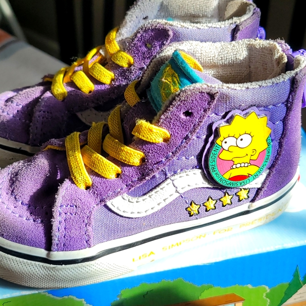 Vans simpsons shoes